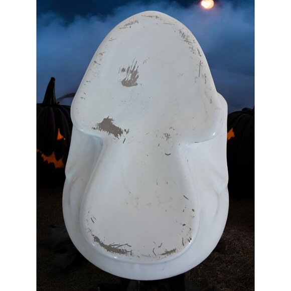 Ceramic Glass White Halloween Candleholder - Picture 6 of 6